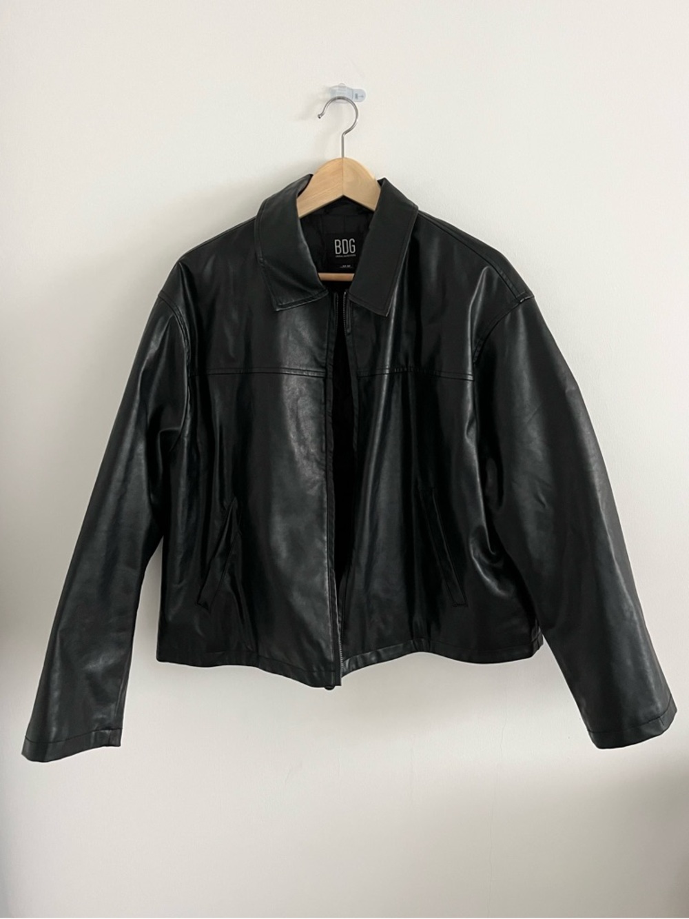 Urban Outfitters Oversized Faux Leather Jacket